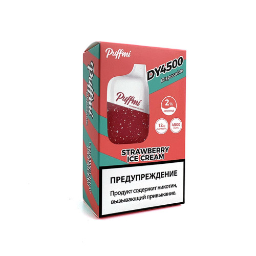 ЭС Puffmi DY 4500 – Strawberry Ice Cream (Клубничное мороженое)