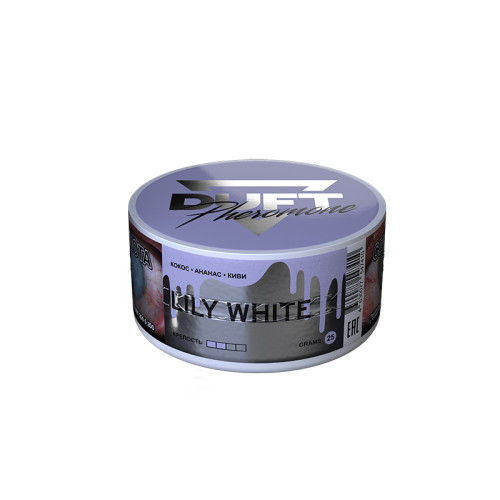 Табак Duft Pheromone 25г – LILY WHITE (КОКОС АНАНАС КИВИ)