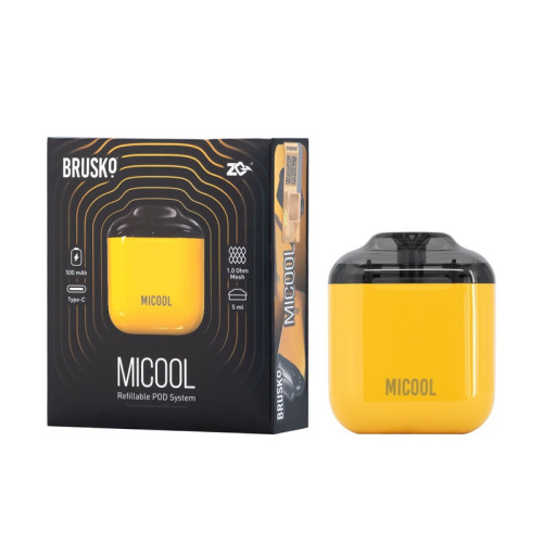 POD-система Brusko - ZQ Micool (Желтый) 500mAh