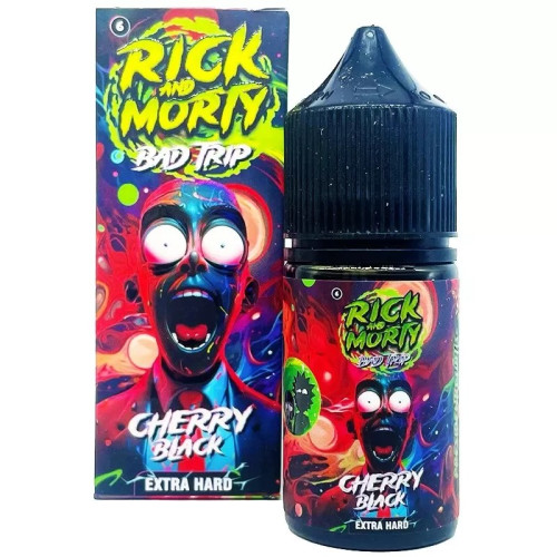 Жидкость Rick & Morty BAD TRIP EXTRA HARD - Cherry Black (Чёрная Вишня) 30мл 20мг