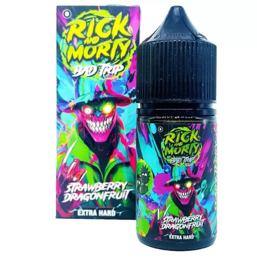 Жидкость Rick & Morty BAD TRIP EXTRA HARD - Strawberry Dragonfruit (Земляника Драгонфрут) 30мл 20мг