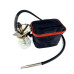 Кальян Pizduk Hookah - PRO GOLD Black-bag (Прозрачная колба) 20см