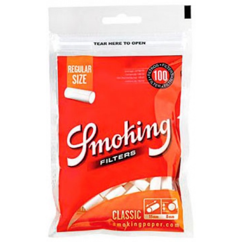 Фильтры для самокруток SMOKING REGULAR CLASSIC *100*25*8
