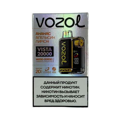 ЭС VOZOL VISTA HARD 20000 – Ананас Апельсин Лимон
