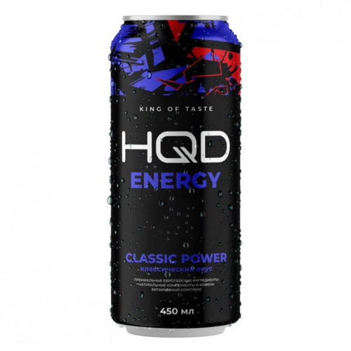 Энергетический напиток HQD Energy - Classic Power (Классический Вкус) 450мл
