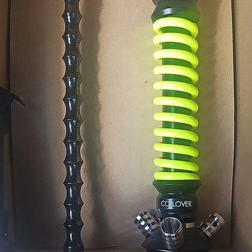 Шахта Mamay Customs - V3 №12 MINI Coilovers черный желтый 50см (шахта шланг мундштук)