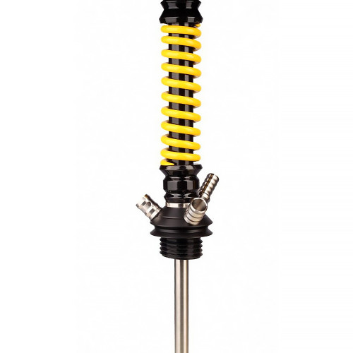 Шахта Mamay Customs - V3 №12 MINI Coilovers черный желтый 50см (шахта шланг мундштук)