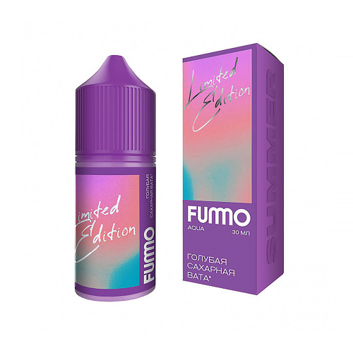 Жидкость Fummo Aqua Summer - Голубая сахарная вата 30мл 20мг