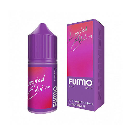 Жидкость Fummo Aqua Summer - Клюквенная содовая 30мл 20мг
