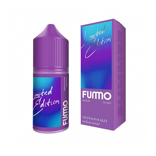 Жидкость Fummo Aqua Summer - Черничная жвачка 30мл 20мг