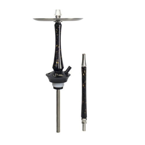 Кальян Union Hookah - Sleek акрил шишки чёрный 49см (без колбы)