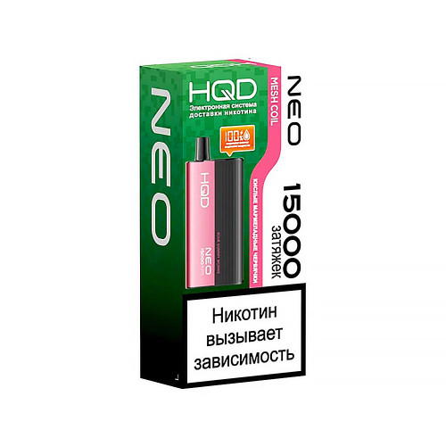 ЭС HQD NEO 15000 – Кислые мармеладные червячки (Sour gummy worms)