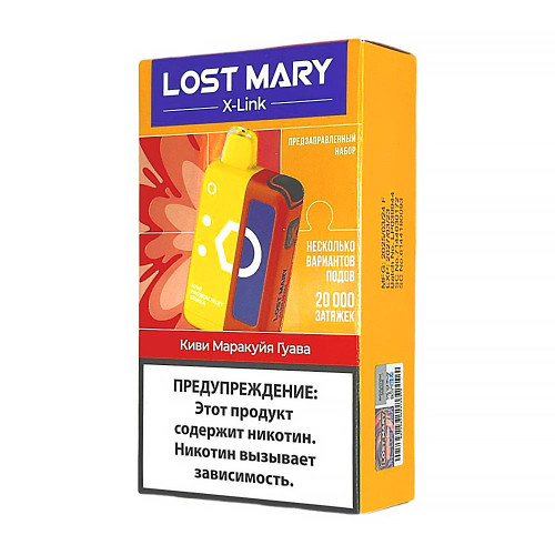ЭС LOST MARY X-Link + картридж 20000 – Киви Маракуйя Гуава