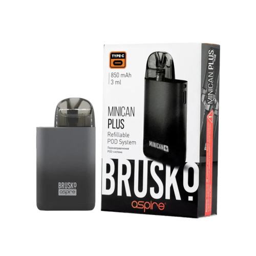 POD-система Brusko - Minican Plus (Черно-серый градиент) 3мл 850mAh