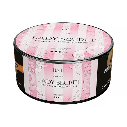 Табак NАШ WHITE (НАШ) 100г – Lady Secret (Персик Манго Ягоды Холодок)
