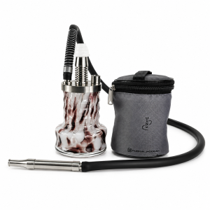 Кальян Pizduk Hookah - Grey-bag (Белый марганец колба) 20см