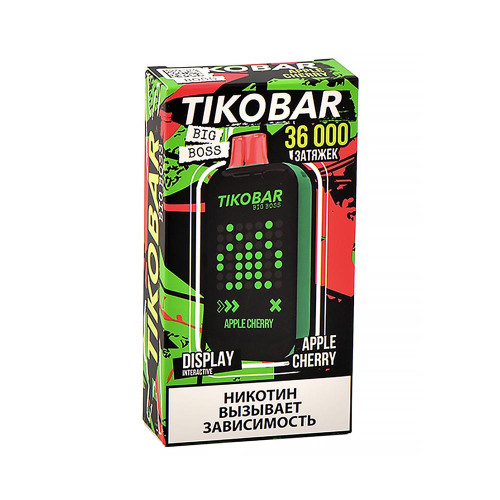 ЭС TIKOBAR BOSS 36000 – Apple Cherry (Яблоко Вишня)