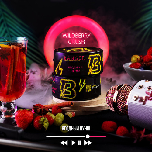 Табак Banger 100г – Wildberry Crush (Ягодный пунш)