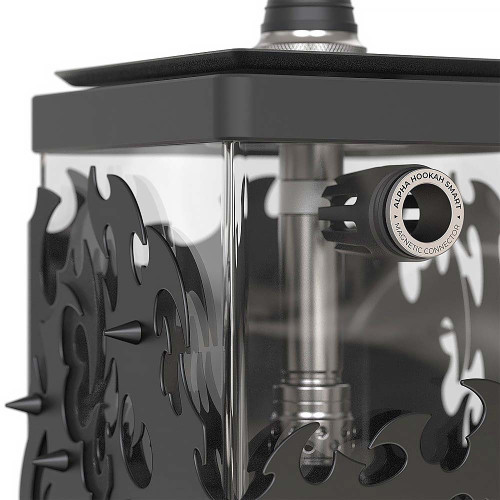 Кальян Alpha Hookah - SMART EKZO Tribal Black 20см (Шахта колба шланг мундштук упл)