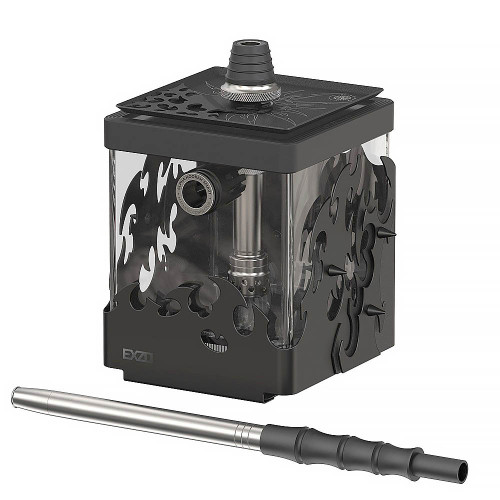 Кальян Alpha Hookah - SMART EKZO Tribal Black 20см (Шахта колба шланг мундштук упл)