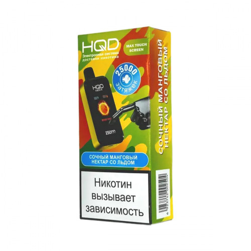 ЭС HQD NEO X 25000 – Сочный манговый нектар со льдом