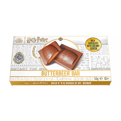 Шоколад фигурный Jelly Belly Harry Potter - Butterbeer Bar (Сливочное пиво) 53г