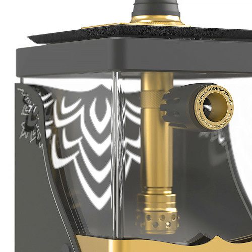 Кальян Alpha Hookah - SMART EKZO Gold 20см (Шахта колба шланг мундштук упл)