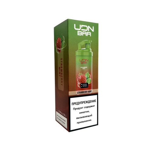 ЭС UDN BAR X 7000 – Strawberry Mint (Клубника Мята)