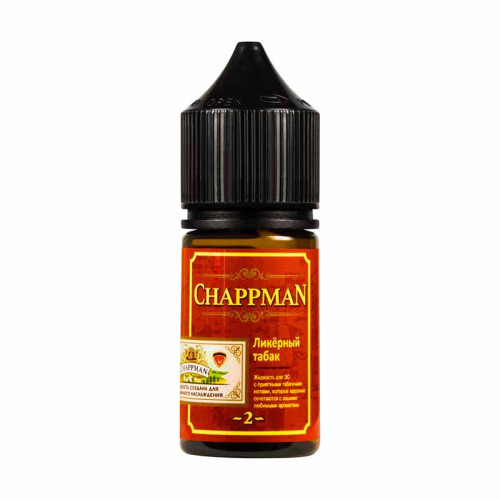 Жидкость Chappman Salt 30мл 20мг - Ликерный табак