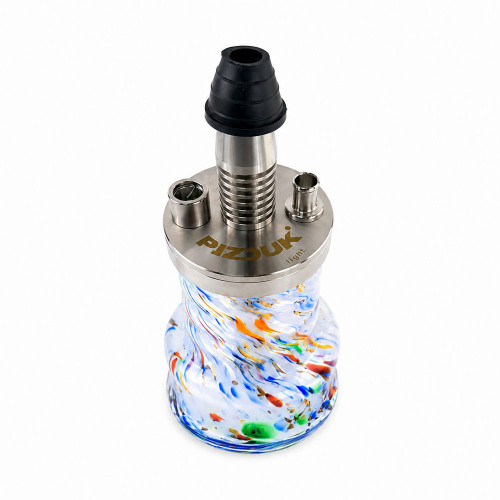 Кальян Pizduk Hookah - LITE Black-bag (Цветная колба) 20см