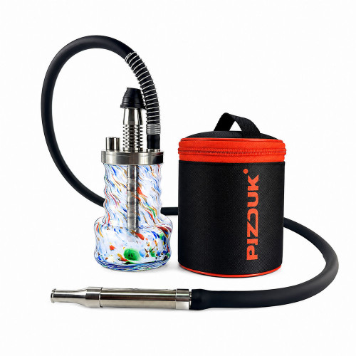 Кальян Pizduk Hookah - LITE Black-bag (Цветная колба) 20см