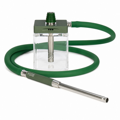 Кальян Hoob - SubAtom British Green / Нержавеющая сталь 12см