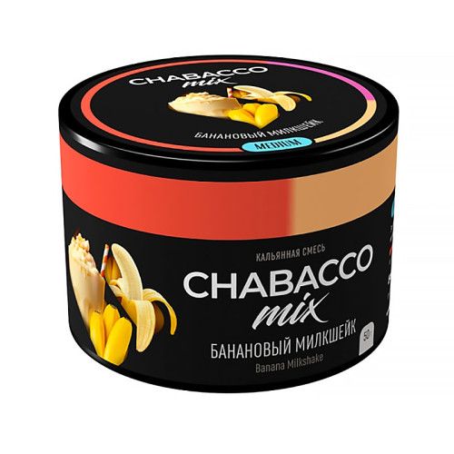 Смесь Chabacco Mix MEDIUM 40г - Банановый Милкшейк