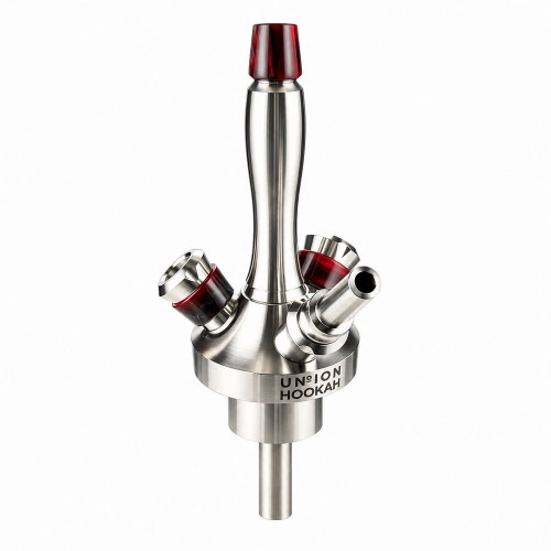 Кальян Union Hookah - Fibonacci Hybryd Black Red 50см (без колбы)
