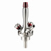 Кальян Union Hookah - Fibonacci Hybryd Black Red 50см (без колбы)