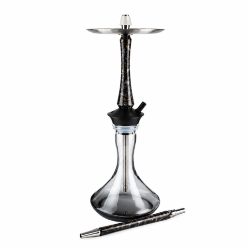 Кальян Union Hookah - Sleek Acryl Шишки Серые 50см (без колбы)