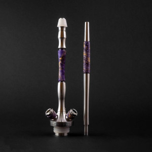 Кальян Union Hookah - Fibonacci Stabilized Wood (Фиолетовый) 50см (без колбы)