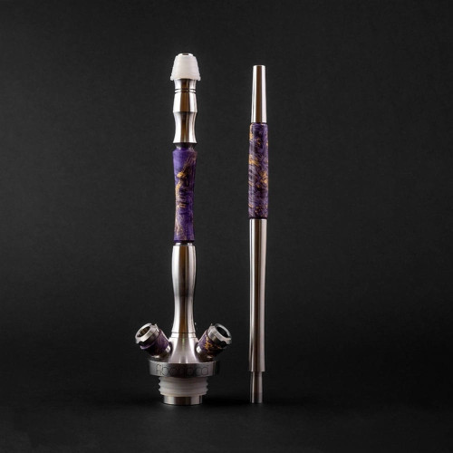 Кальян Union Hookah - Fibonacci Stabilized Wood (Фиолетовый) 50см (без колбы)