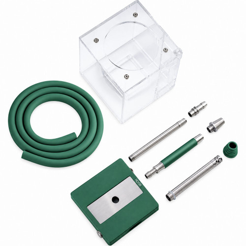 Кальян Hoob - Atom British Racing Green Stainless Steel 21см