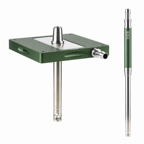 Кальян Hoob - Atom British Racing Green Stainless Steel 21см