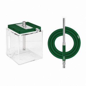 Кальян Hoob - Atom British Racing Green Stainless Steel 21см