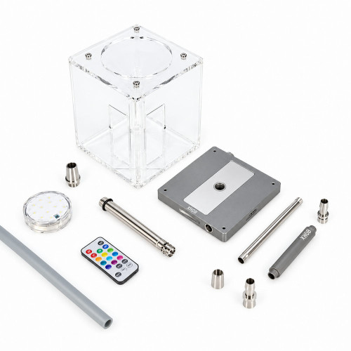 Кальян Hoob - Atom Space Grey Stainless Steel 21см