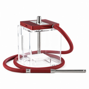 Кальян Hoob - Atom Wine Red Stainless Steel 21см