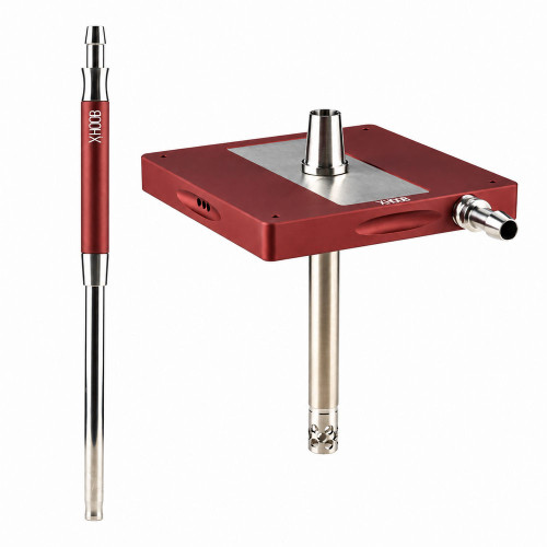 Кальян Hoob - Atom Wine Red Stainless Steel 21см