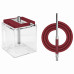 Кальян Hoob - Atom Wine Red Stainless Steel 21см