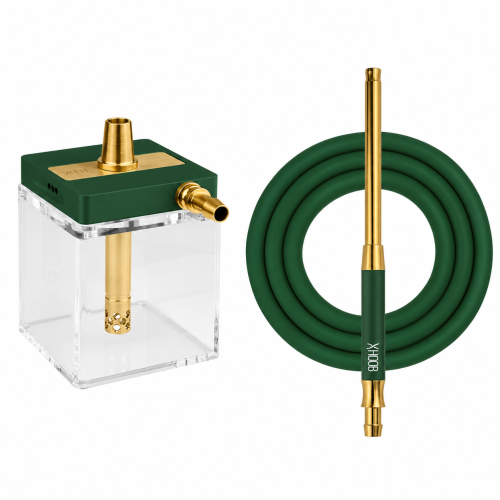 Кальян Hoob - SubAtom British Racing Green Gold 12см
