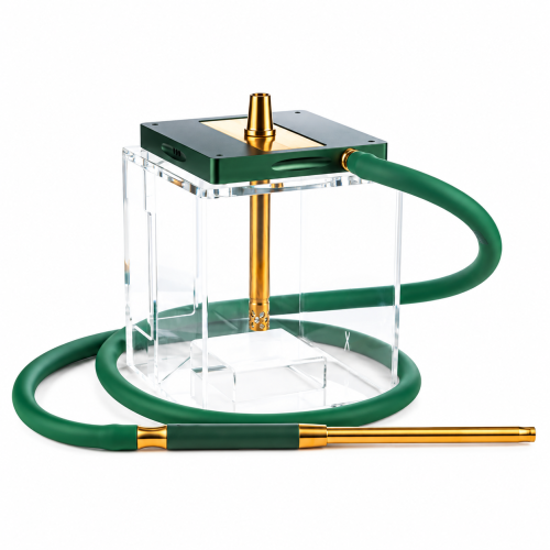 Кальян Hoob - SubAtom British Racing Green Gold 12см