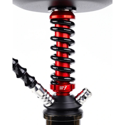 Кальян Mamay Customs - Coilovers MICRO Красный / Черный 38см