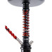 Кальян Mamay Customs - Coilovers MINI Черный Матовый / Red Splash 51см