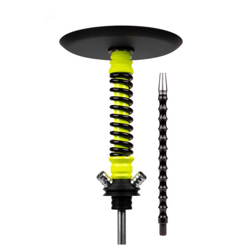 Кальян Mamay Customs - Coilovers MINI Желтый Флюр / Черный 51см
